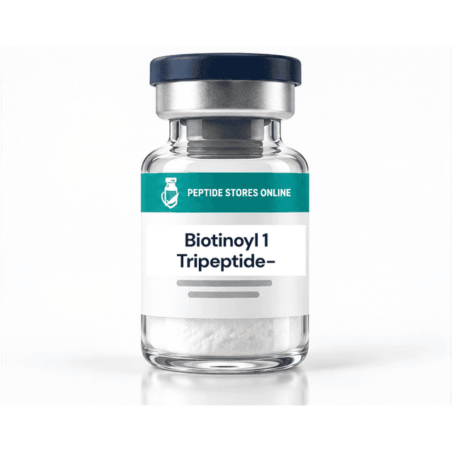 Biotinoyl Tripeptide-1 research vial - Peptide Stores Online
